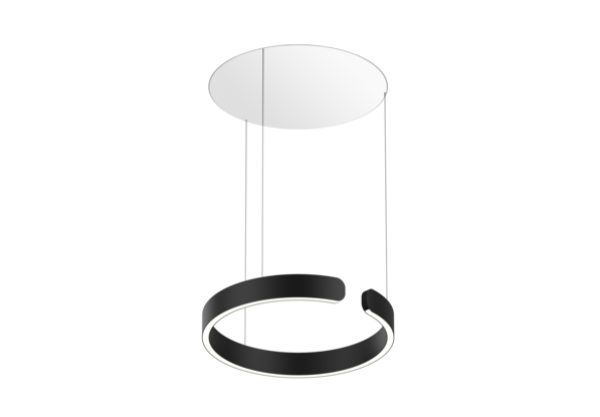Occhio Mito sospeso AIR - 40cm - Blackphantom